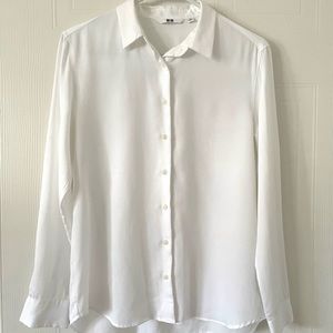 Uniqlo White Blouse